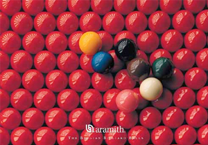 Poster Aramith Snooker